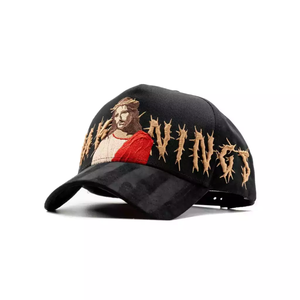 Gorras DANDi de Lujo Personalizadas de Fábrica al por Mayor, Gorra de Béisbol Ajustable con Bordado 3D de Gamuza de Alta Gama, Estilo Hip Hop Americano de Moda - Product Image 6