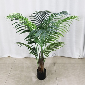 Fausse plante de serpent Faux Sansevieria Monstera plante artificielle arbre <span class=keywords><strong>Pot</strong></span> vert naturel doré canne palmier soie Ficus arbres artificiels - Product Image 2