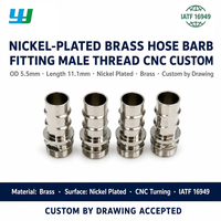 Raccord de tuyau à filetage mâle en acier inoxydable à plusieurs dents, usinage CNC de précision, connecteur rapide