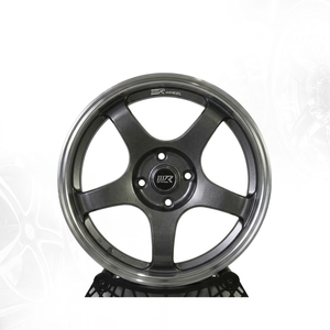 Rueda de Aleación de Aluminio 3R para Automóvil de Pasajeros, Color Gris Nano, 15x7 TE37 Saga S-Plus 4H114.3 ET38, Ligera, para Carreras, Malasia 03506-V3 - Product Image 2