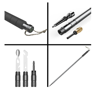 Bâtons <span class=keywords><strong>de</strong></span> <span class=keywords><strong>randonnée</strong></span> pédestre, bâtons <span class=keywords><strong>de</strong></span> <span class=keywords><strong>randonnée</strong></span> <span class=keywords><strong>ou</strong></span> <span class=keywords><strong>de</strong></span> marche réglables, bâtons <span class=keywords><strong>de</strong></span> marche multifonctionnels en alliage d'<span class=keywords><strong>aluminium</strong></span> - Product Image 4
