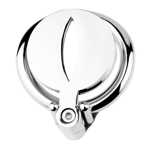 Dispositivo de Castidad Masculino FRRK, Transpirable, Metálico, Plano, con Anillo para Pene y Bloqueo Hexagonal, para Abstinencia, Fetiche, BDSM, Juguetes Sexuales - Product Image 2