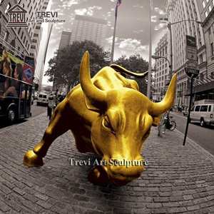 Suvineor of Bronze Wall Street Escultura <span class=keywords><strong>Chicago</strong></span> Charging Bull Estatua a la venta - Product Image 2