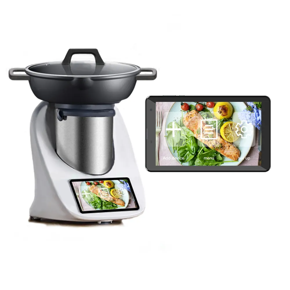Wifi bluetooth gps cloud kitchen appliance panel recipe menu cookbook cooker tablet kiosk tablets 7 inches