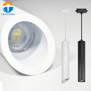 Lámparas Colgantes Nórdicas Modernas, Lámpara de Tubo Largo de Aluminio Negro, Lámpara <span class=keywords><strong>Colgante</strong></span> Lineal LED para Cocina, Lámpara GU10 - Product Image 4