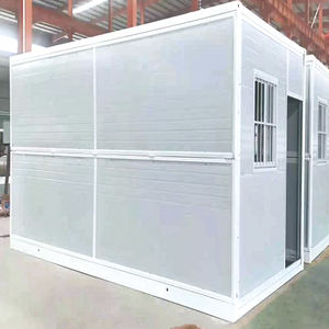 त्वरित स्थापना 20 फीट तह प्रीफैब कंटेनर घरों फोल्डेबल कंटेनर घर फोल्डेबल कंटेनर प्रीफैब छोटे घरों के साइट कार्यालय - Product Image 4
