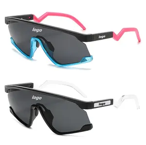 2024 новые уличные мужские велосипедные солнцезащитные очки женские спортивные поляризационные солнцезащитные очки в большой оправе 9280