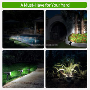 Lámpara Solar de Jardín IP65 para Uso Doméstico, Iluminación Exterior Impermeable para Césped, Jardín y Decoración de Paisajes - Product Image 6