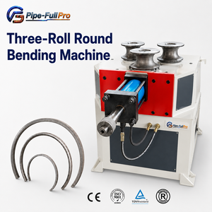 Universal 3 <b>Roller</b> Tube Rolling Machine for Large Diameter Steel Pipe and Aluminum Extrusion Bending - Product Image 1