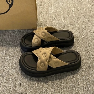 Sandalias de Diseñador para Mujer 2026, Sandalias de Playa de Alta Calidad, Plataforma de Cuero Genuino para Mujer - Product Image 6