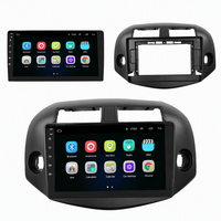 Lecteur multimédia GPS de tableau de bord Android 15 Octa Core avec USB pour Toyota RAV4 2007-2012 Autoradio vidéo