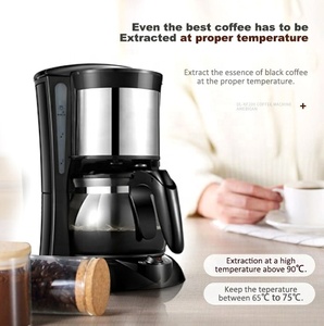 750ml Zlovy 7 Cups Electric Coffee Maker Home Automatic Espresso Coffee Machine for Sales - Product Image 4