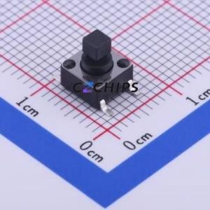 TS-1102T-C Tactile Switch SMD-4P,6x6mm Switch Single Pole Single Throw Rectangle Button 2.6N Vertical Mount - Product Image 1