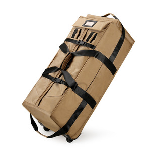 <b>Wheeled</b> Trolly Travel Roller <b>Bag</b> Waterproof Outdoor Checked Spinner Suitcase Luggage Backpack Zipper Trolley <b>Bag</b> - Product Image 1
