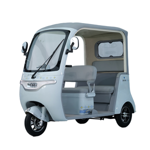 <span class=keywords><strong>Tricycle</strong></span> de cargaison électrique à usage <span class=keywords><strong>adulte</strong></span> AC 3000W-72V Batterie Cabine climatisée Moteur 1000W 400kg fermé - Product Image 1