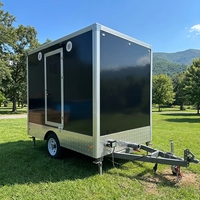 Toilettes mobiles de luxe personnalisées, conteneur portable pour extérieur public, remorque mobile de luxe