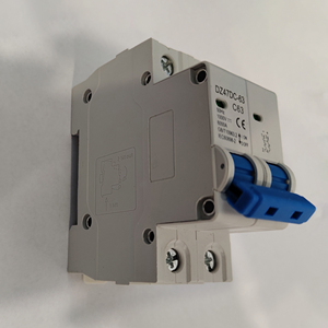 Disjoncteur miniature 2P DC MCB 1000Vdc 6kA, capacité de coupure, montage sur rail DIN, certifié CE pour système <span class=keywords><strong>solaire</strong></span> photovoltaïque - Product Image 3