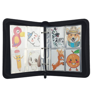 Vente en gros usine : Album <span class=keywords><strong>de</strong></span> collection <span class=keywords><strong>de</strong></span> cartes anime et dessins animés à 4 compartiments et porte-cartes <span class=keywords><strong>de</strong></span> jeu, personnalisable avec un design licorne - Product Image 3