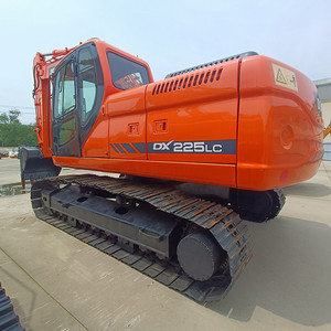 Excavadoras usadas más baratas Doosan DX 225LC Excavadoras sobre orugas Maquinaria de construcción coreana original Excavadoras de segunda mano - Product Image 1