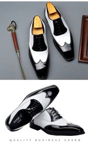 Zapatos Oxford de Cuero Vacuno Hechos a Mano de Alta Calidad, Estilo Italiano, con Cordones y Punta en Pico, Precio de Fábrica al por Mayor de Diseñadores de Lujo - Product Image 5