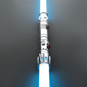 Giocattolo LED Multifunzionale Economico in Lega di Alluminio con Doppia Lama, Cambio Colore Stile <span class=keywords><strong>Neopixel</strong></span>, Super Luminoso e Lampeggiante - Product Image 6