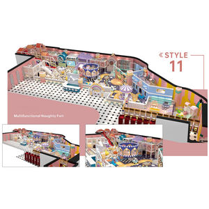 Parque Infantil Interior en Oferta, Tobogán Blanco, Bosque <span class=keywords><strong>de</strong></span> Juegos, Negocio Comercial Integral, Zona <span class=keywords><strong>de</strong></span> Saltos, Castillo Inflable, Circuito <span class=keywords><strong>de</strong></span> Cuerdas, Tirolina - Product Image 2