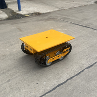 Ferngesteuertes Gummi-Raupenfahrgestell 500kg 1000kg 2000kg Kettenlaufwerk für Hangbetrieb Transportfahrzeug