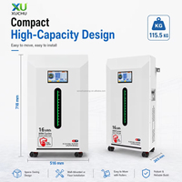 Batterie au lithium LiFePO4 51,2 V 314 Ah, pack de 10 kWh pour système d'énergie solaire domestique, stockage d'énergie, BMS PACE, écran tactile 7 pouces, garantie 10 ans, 8000 cycles
