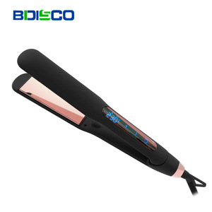 Bdisco Hair Straightener Titanium Plate LCD Touch Screen Adjustable Temperature Professional Salon Tool - Product Image 1