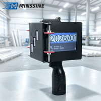 Impresora Portátil 2026 con 3 Cabezales de Impresión de 75 mm de Altura, Impresora de Tubos, Impresora de Inyección de Tinta para Logotipos en Madera