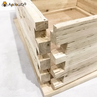 2 schichten 10-Rahmen Dadant Holz Bee Nesselsucht Imkerei Bienenzucht Beehive Ausrüstung Werkzeug Imker Liefert