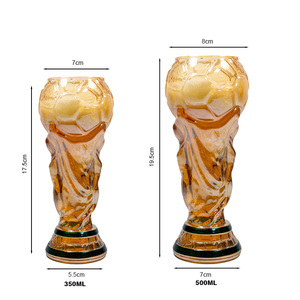 Leichtes, langlebiges, robustes, geruchloses 350ml 400ml 500ml 650ml 1000ml Fußball-Bierglas - Product Image 6