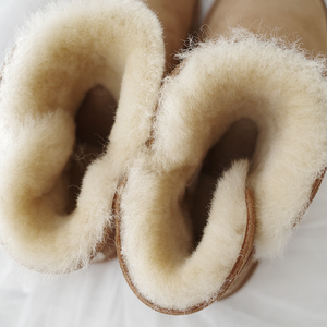 Botas de Nieve UGG de Lujo para Mujer, Cálidas y Elegantes, con Plataforma, Forro de Lana, Suela Gruesa y Cierre de Botones - Product Image 5