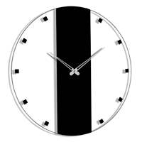 Jam dinding akrilik bening klasik kustom jam dinding Judaica Lucite