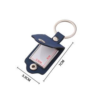 Funda Multifuncional de Cuero para Llaves con Adorno Colgante para Fotos, Artículo Promocional Personalizado DIY - Product Image 3