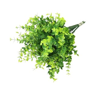 Ramo de Eucalipto Artificial de 35 cm, Plástico Verde, Decoración Interior para el Hogar u Oficina, Regalo - Product Image 4