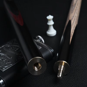 Série LP Brand Dominance, Queue de billard Snooker Taco De Sinuca, Faite à la main, Embout 9.8mm, Bois de frêne, Joint en laiton 3/4, Ébène, 2 pièces, 57'', Haute qualité - Product Image 6