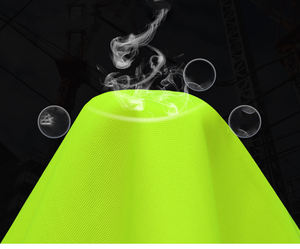 سترة أمان مرورية من البوليستر مع جيوب وشعار عاكس مخصص، فئة 2 حسب معايير ANSI، قابلة للتنفس وعالية الوضوح - Product Image 3