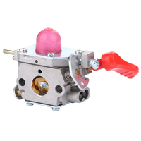 Nouveau carburateur en caoutchouc C1U W43 de remplacement pour souffleur à feuilles Poulan BVM200FE Husqvarna GBV345 545081857 avec pompe à essence 2 temps