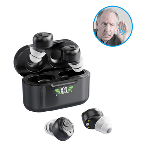 เครื่องช่วยฟังบลูทูธแบบชาร์จได้ Shenzhen Goodmi พร้อมไมโครโฟน รุ่น True Tws สำหรับผู้มีปัญหาทางการได้ยิน - Product Image 1