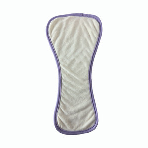 Popok Kain Bayi Lembut, Dapat Dicuci, Daya Serap Tinggi, 6 Lapis Serat Bambu, Kapas Rami, Tencel, Sisipan Popok Prefold - Product Image 4