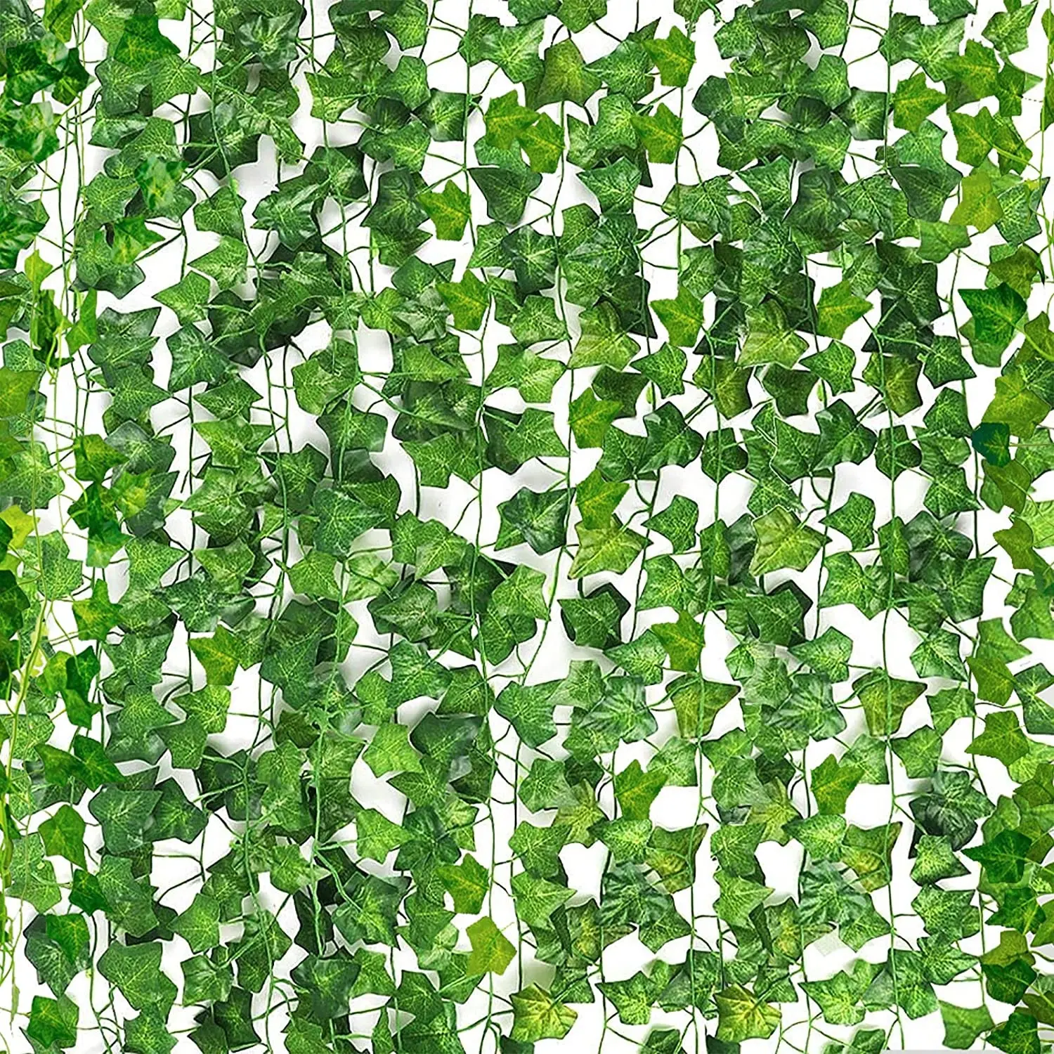 12 Pieces Pack Fake Ivy Garland Artificial Ivy Leaf Vine Hanging Garland Home Garden Artificial Ivy Leaves Vine