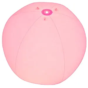 High Quality 20" PVC Toy Ball Led Flashing Inflatable Concert Beach Ball Light