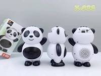 Haut-parleur X-906 au design mignon de panda, design mignon d'astronaute, lumière LED RVB, haut-parleur portable à basses actives, haut-parleur moins cher, radio FM/TF/USB, cadeau