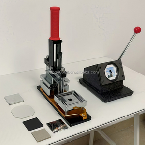 63.5*63.5mm 2.5 inch hình ảnh nút vuông huy hiệu tủ lạnh nam châm làm cho máy tủ lạnh nam châm nút vuông huy hiệu làm cho máy - Product Image 3