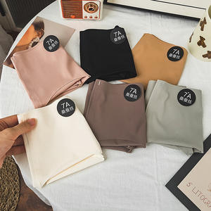 Culottes Hipster en Soie Glacée Tricotée pour Fille – Confortables, Respirantes, Anti-Bactériennes, Taille Moyenne, Couleur Unie, Haute Élasticité, Sans Coutures - Product Image 2