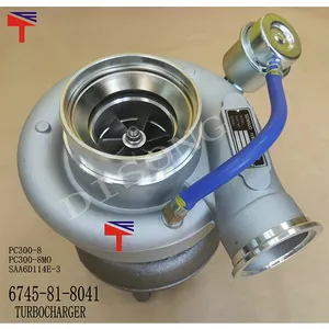 Boa qualidade 6745-81-8041 turbo pc300-8 parte do motor bomba de água preço de fábrica pc300-8mo