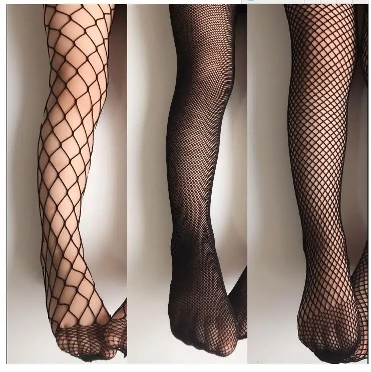 Girls Fashion Hollow Out Mesh Stockings Kids Baby Fishnet Tights Stockings Black White Nude Fishnet Pantyhose Tights 7 years