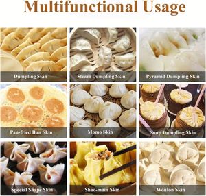 Nhỏ tôm bánh bao mùa xuân cuộn hoành thánh pierogi wrapper da máy 110V/220V bàn tự động bánh bao da Maker Máy - Product Image 3