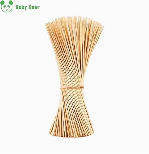 Grosir tongkat bambu tusuk sate BBQ tongkat bambu bulat